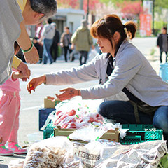 ふれあい朝市