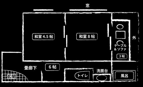 本館特別室見取り図